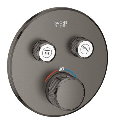 Grohtherm SmartControl Термостат за вграждане за вана/душ, графит мат 29119AL0