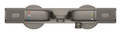 Grohtherm 1000 Performance Термостатен смесител за вана/душ, 1/2", графит мат