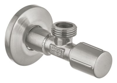Ъглов вентил, 1/2", хром мат 22041DC1