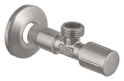 Ъглов вентил, 1/2", хром мат 22041DC1